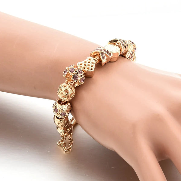 Bracelet Breloques luxe doré