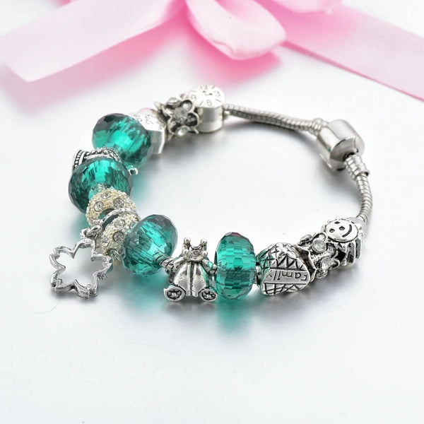 Clover charm bracelet 5 colors 