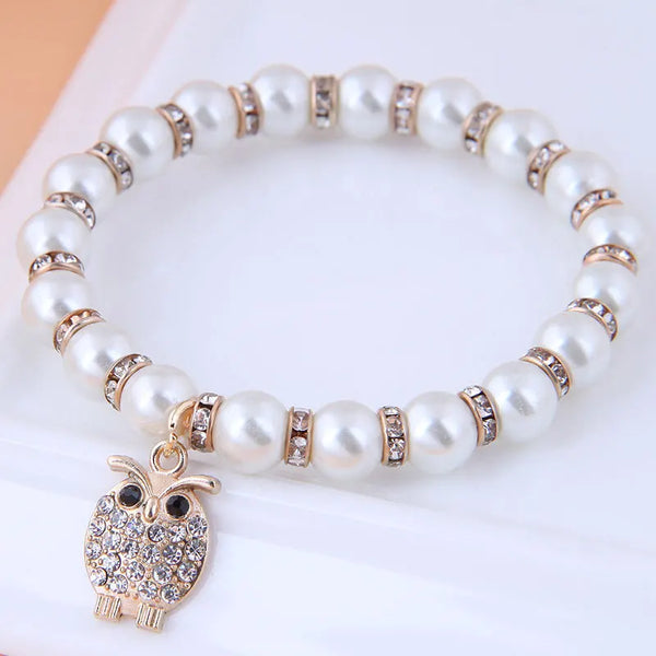 Owl Bead Bracelet