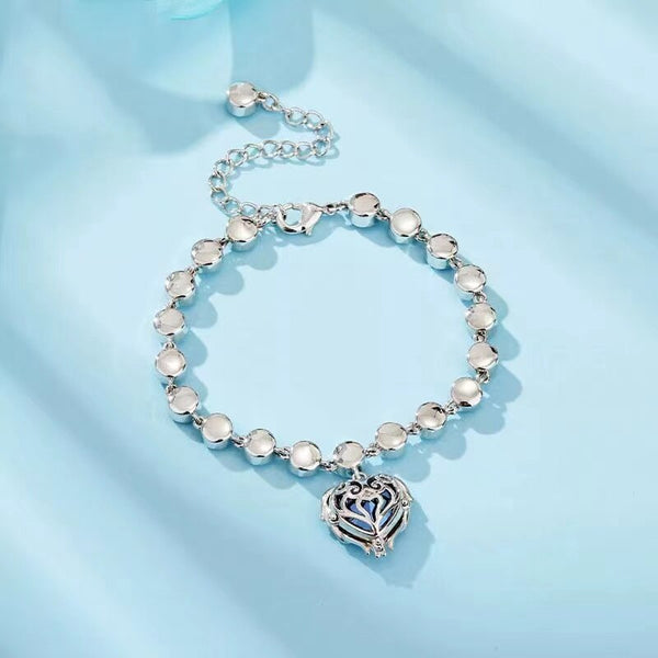 HEART AND WINGS BRACELET WITH SWAROVSKI® CRYSTALS